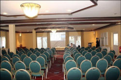 Der Veranstaltungsraum (Klassenzimmer) im Hotel am Alten Strom seit 2015.
